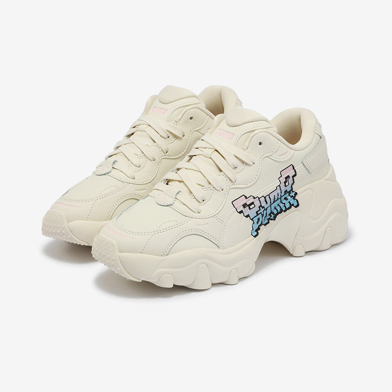 Puma/彪马正品防滑耐磨新款女士复古潮流厚底软弹系带运动休闲鞋