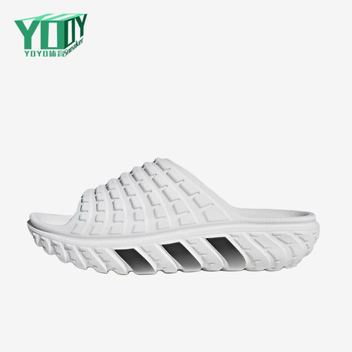 Adidas/阿迪达斯正品三叶草男女同款运动舒适一字拖鞋IH6891