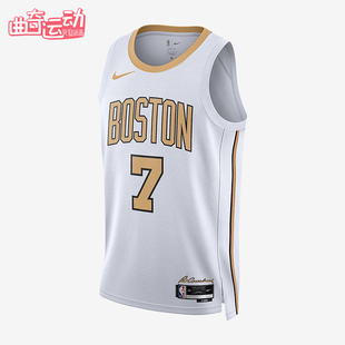 Nike/耐克正品NBA男士透气印花运动无袖背心T恤HM5974-105