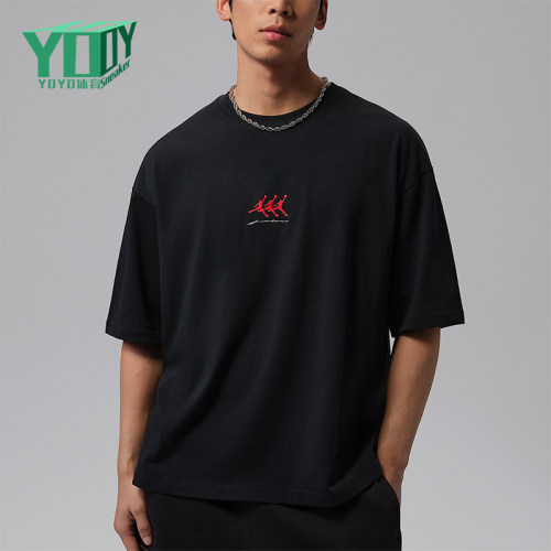 Nike/耐克正品Jordan Flight男士宽松印花经典短袖T恤IF3134-010