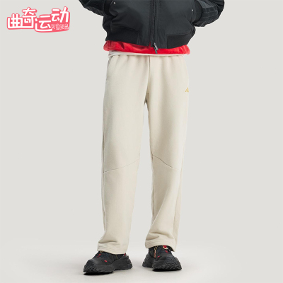 Adidas/阿迪达斯正品NYR FT KN PNT男士系带针织运动直筒裤KE4066