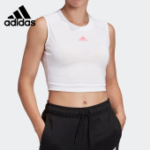 女子运动背心T恤 Adidas TANK CROPPED GP9751 阿迪达斯正品