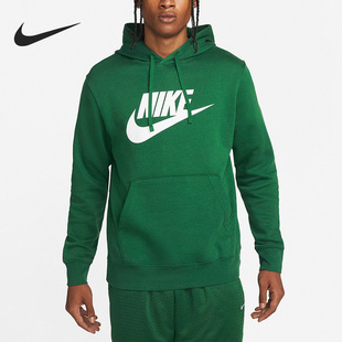Nike/耐克男款logo印花图案连帽套头长袖卫衣BV2974-341