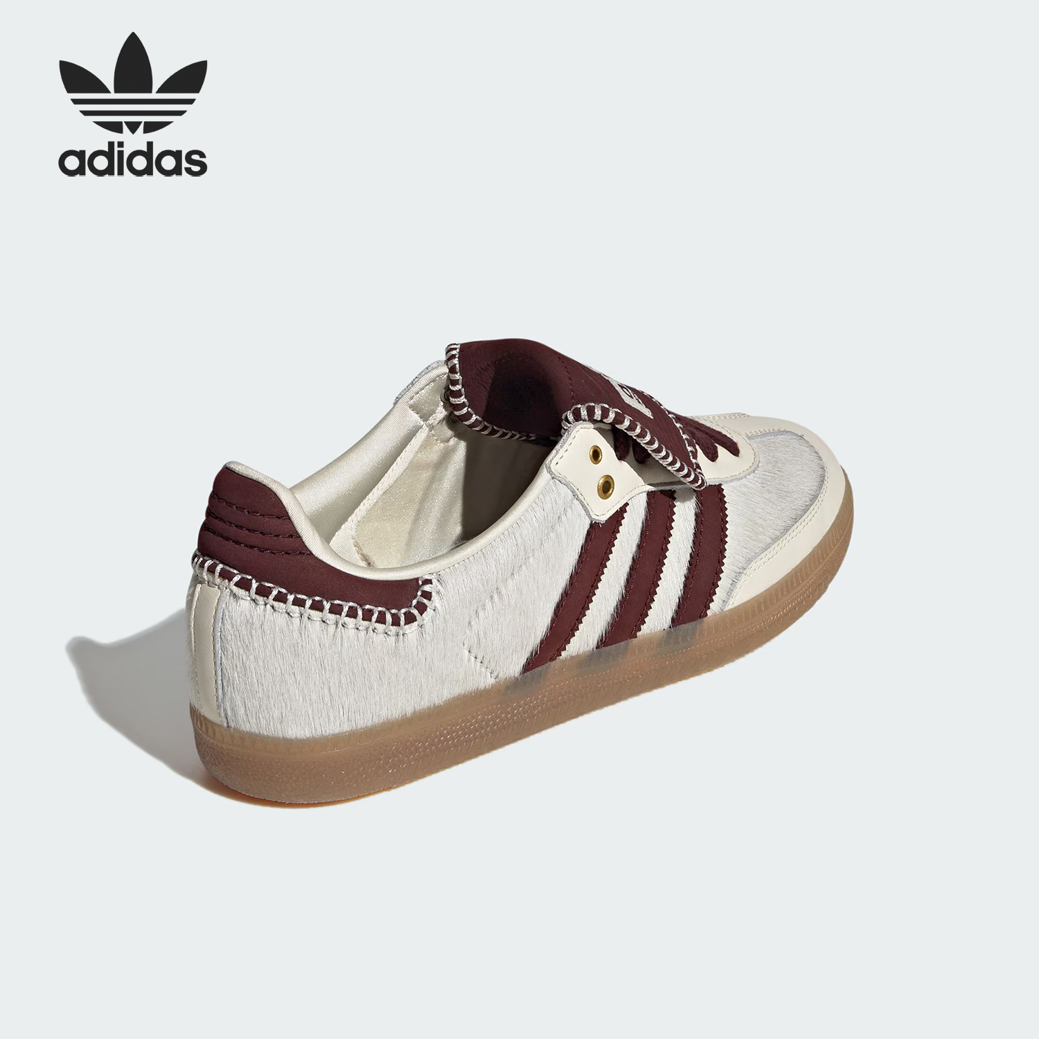 Adidas/阿迪达斯正品男女同款透气防滑耐磨低帮板鞋IE0586