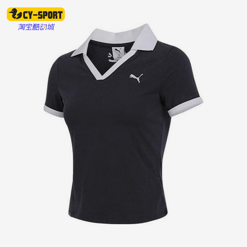 Puma/彪马正品W LATE ADD女士运动透气套头修身休闲短袖692774-16