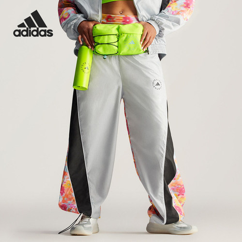 Adidas/阿迪达斯正品TRACK PANTS 女士复古宽松运动裤IX1700