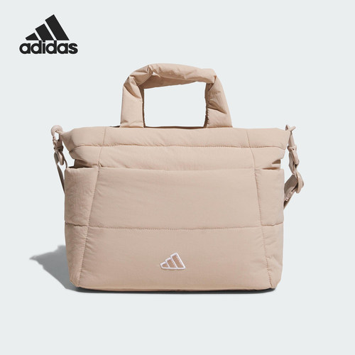 Adidas/阿迪达斯正品2025新款女士高尔夫斜挎托特包JM0209