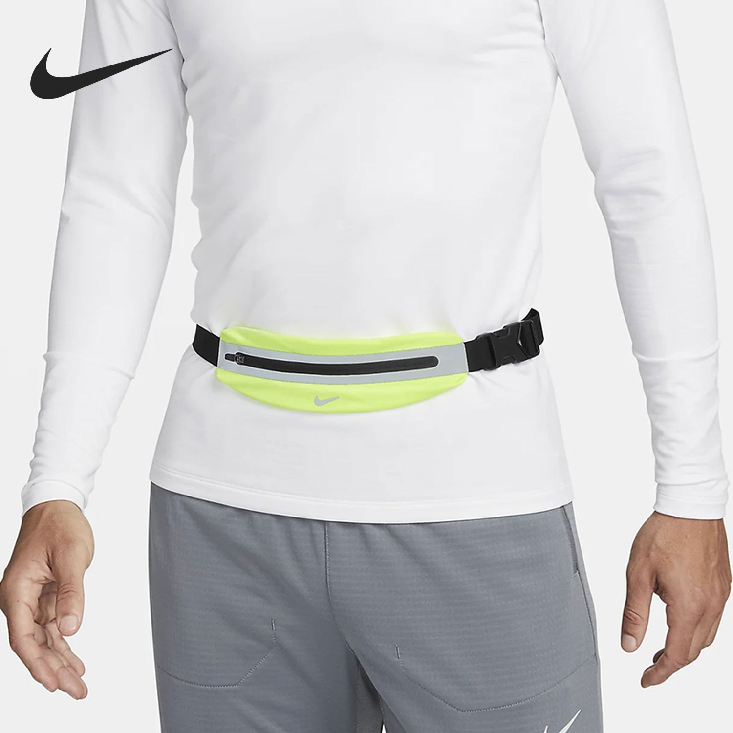 Nike/耐克正品Slim3.0新款男女黄色跑步经典休闲腰包DR5199-719