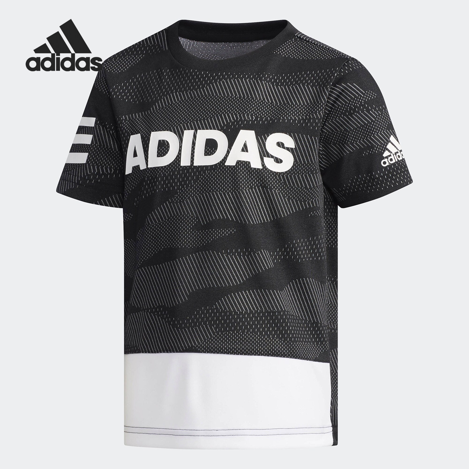 Adidas/阿迪达斯正品当季新款男小童条纹休闲运动T恤DW4091,童装/婴儿装/亲子装,T恤,淘宝优惠券,粉丝福利购,淘宝优惠卷