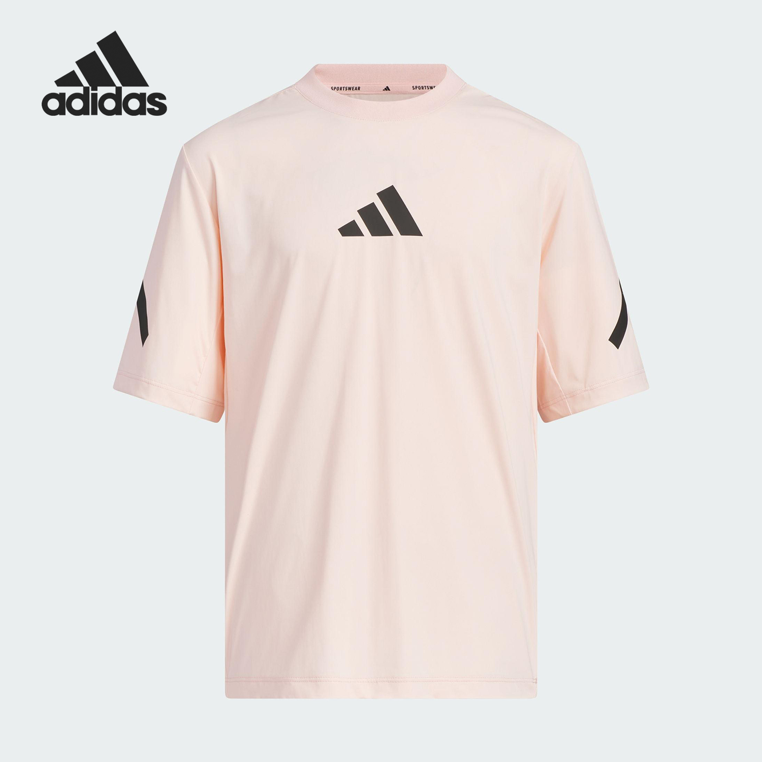 Adidas/阿迪达斯正品ZNE T-SHIRT大童透气运动户外短袖JL9283