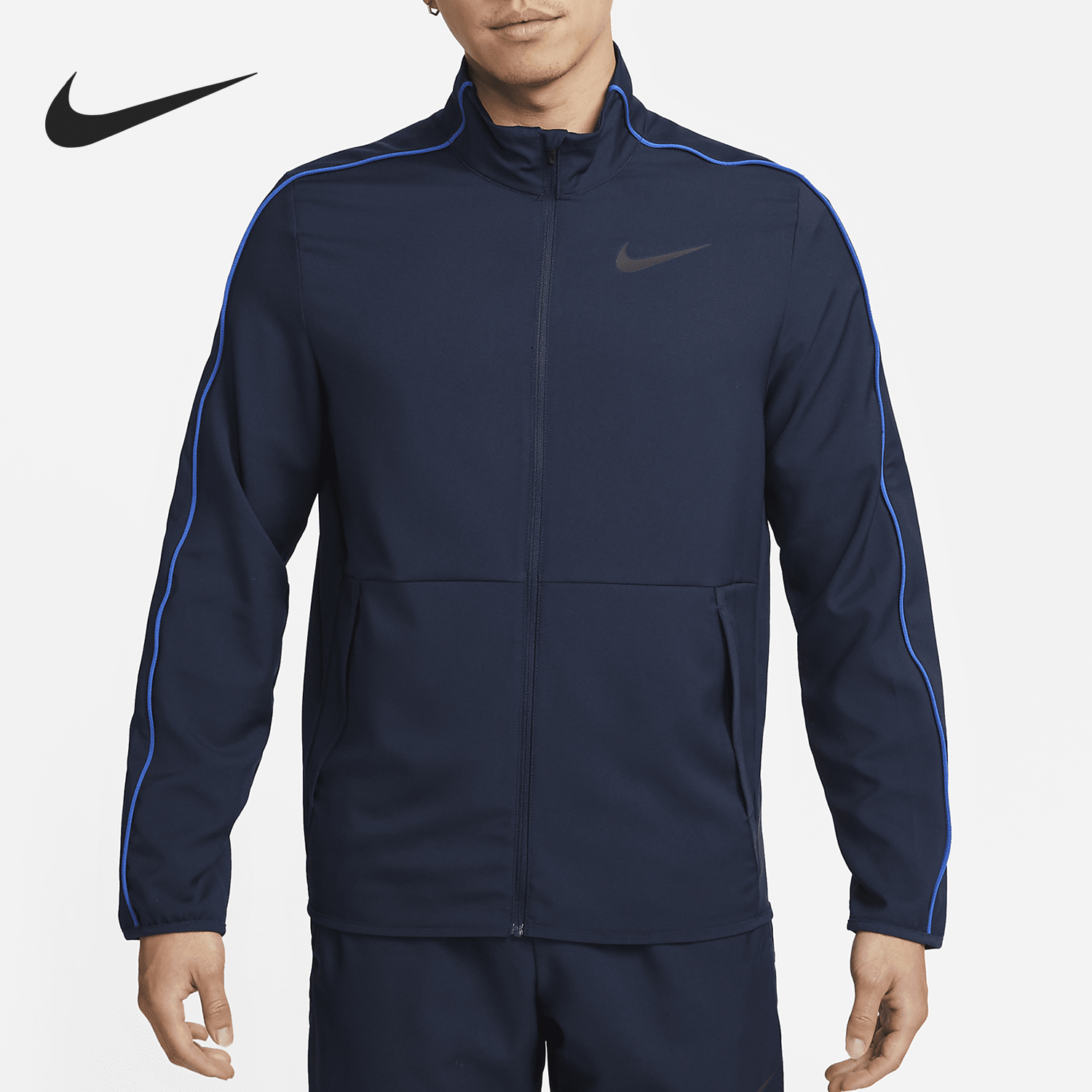 Nike/耐克正品 Dri-FIT 男士梭织立领训练夹克外套DM6620-451