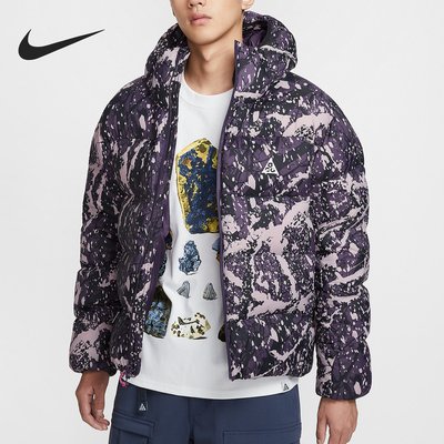 Nike/耐克正品当季新款男士拉链复古运动棉服外套HF0034-573