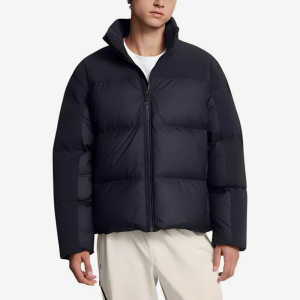 UA/安德玛正品户外男士保暖拼接灯芯绒立领运动羽绒服1384653-001