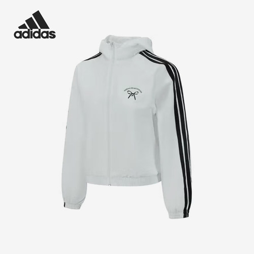 Adidas/阿迪达斯正品DANCE WB 2女士运动连帽拉链日常夹克JY7591