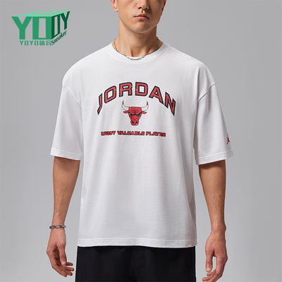 Nike/耐克正品Jordan男士运动字母印花经典休闲短袖T恤IF3122-100