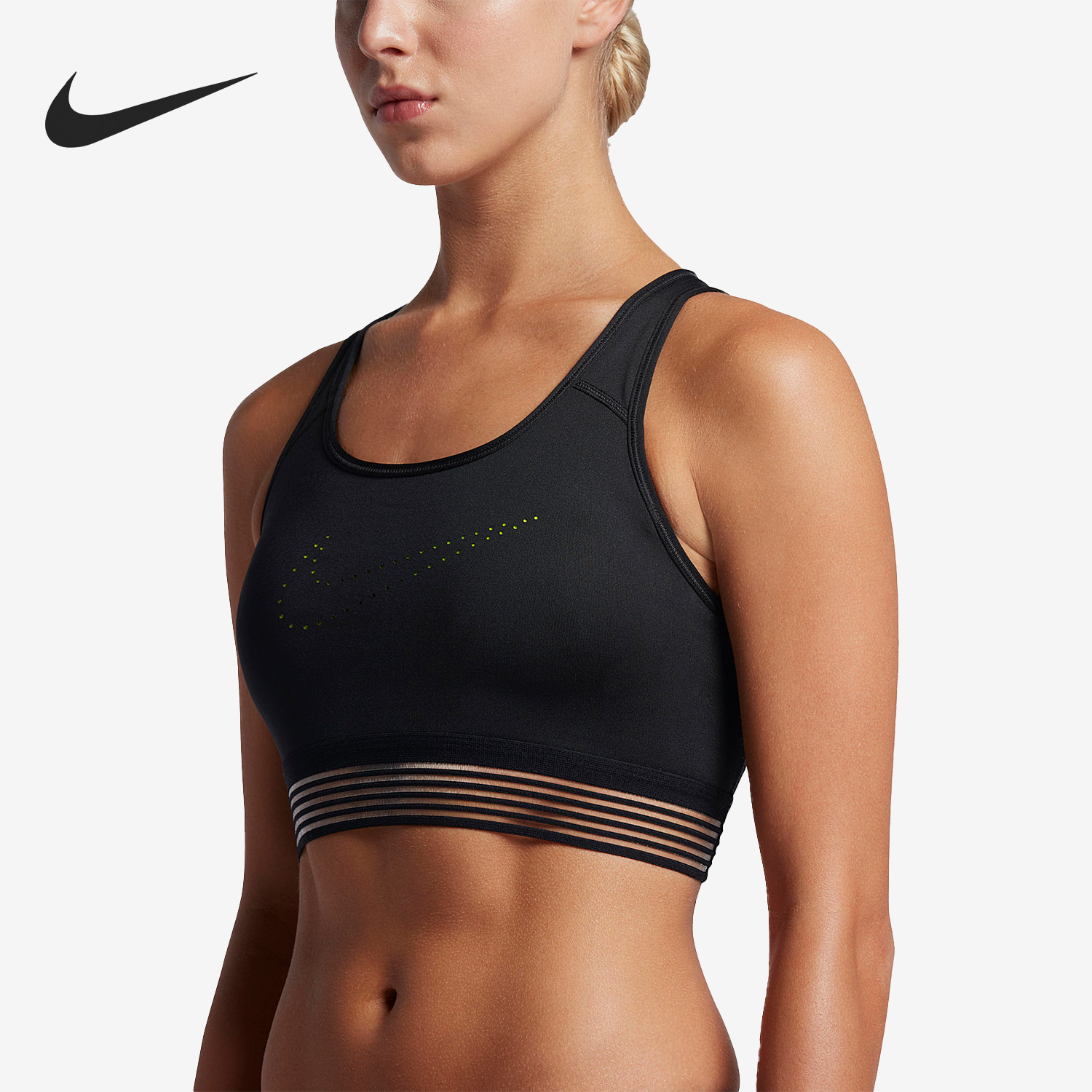 Nike/耐克正品夏季女子透气健身瑜伽跑步运动内衣805267-010