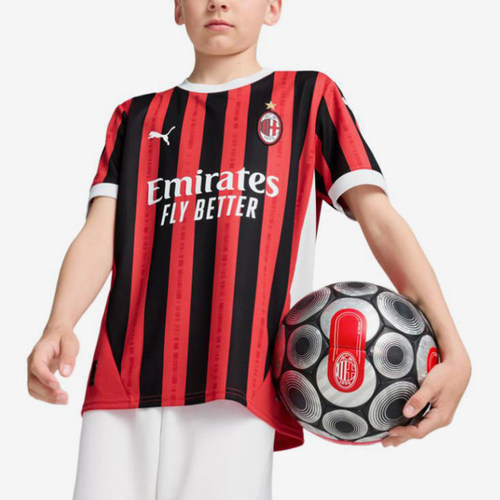 Puma/彪马正品AC Milan 儿童舒适圆领足球短袖T恤774984-01