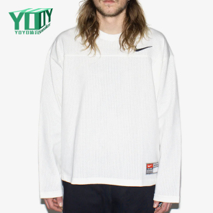 Nike/耐克Stussy 男女套头宽松运动圆领长袖上衣FJ9164-133