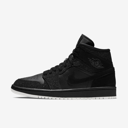 Nike耐克正品Air Jordan 1防滑耐磨轻便中帮系带篮球鞋BQ6472-001