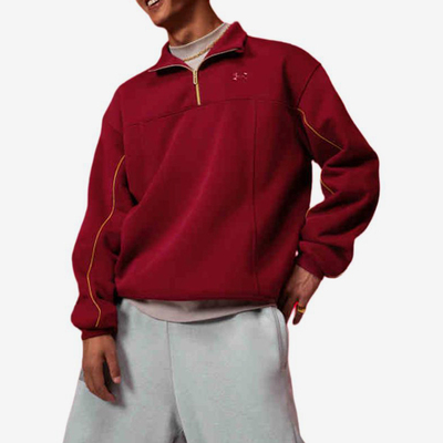 UA/安德玛正品2025新款男士立领半拉链时尚卫衣套头衫6006005-625