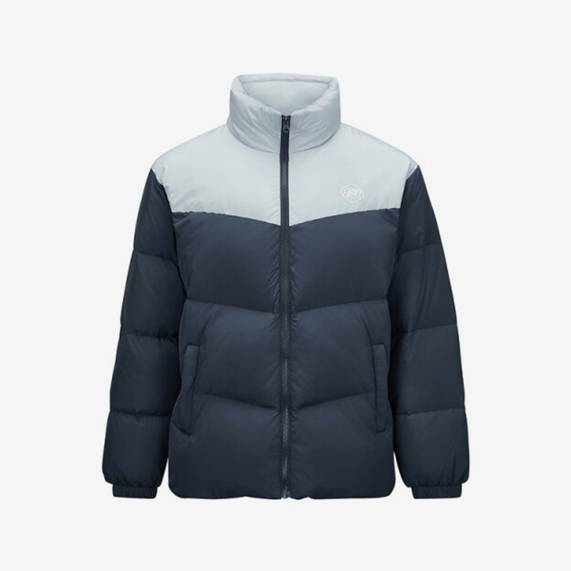 Skechers/斯凯奇正品冬季新款男女时尚立领保暖运动羽绒服