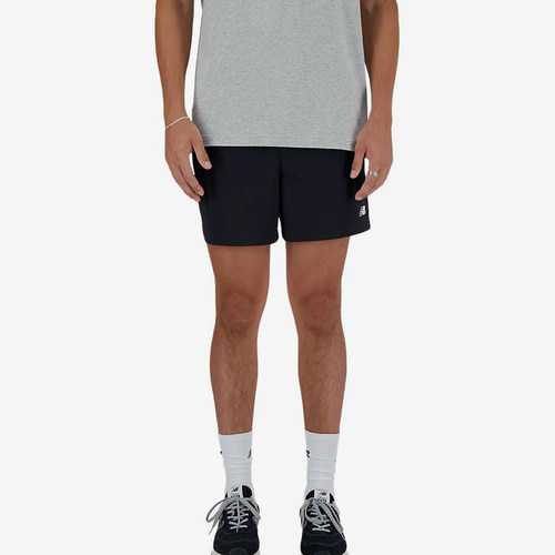 New Balance/NB正品2025新款男子梭织运动休闲系带短裤MS41517-BK