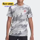 训练运动短袖 Adidas 圆领T恤GE0558 新款 大童装 阿迪达斯正品 夏季