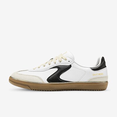 Skechers斯凯奇正品Court Classics女款潮流穿搭板鞋185405-WBK
