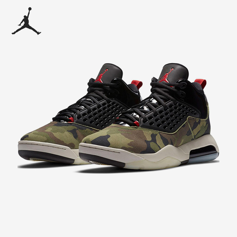 Nike/耐克正品JORDAN男士系带高帮气垫减震运动运动鞋CD6107-200