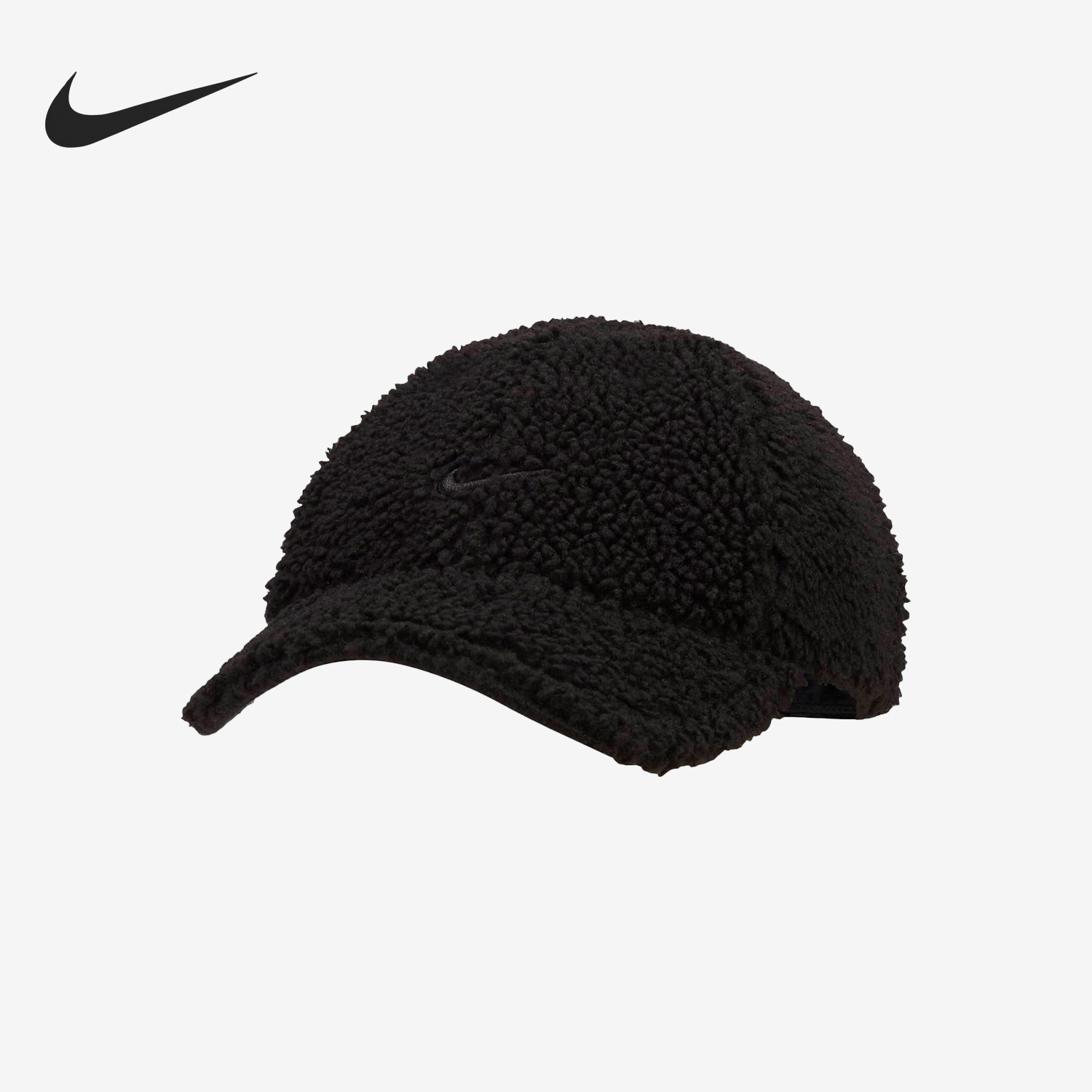 Nike/耐克正品冬季新款女子仿羊羔绒保暖鸭舌帽DV5434-010