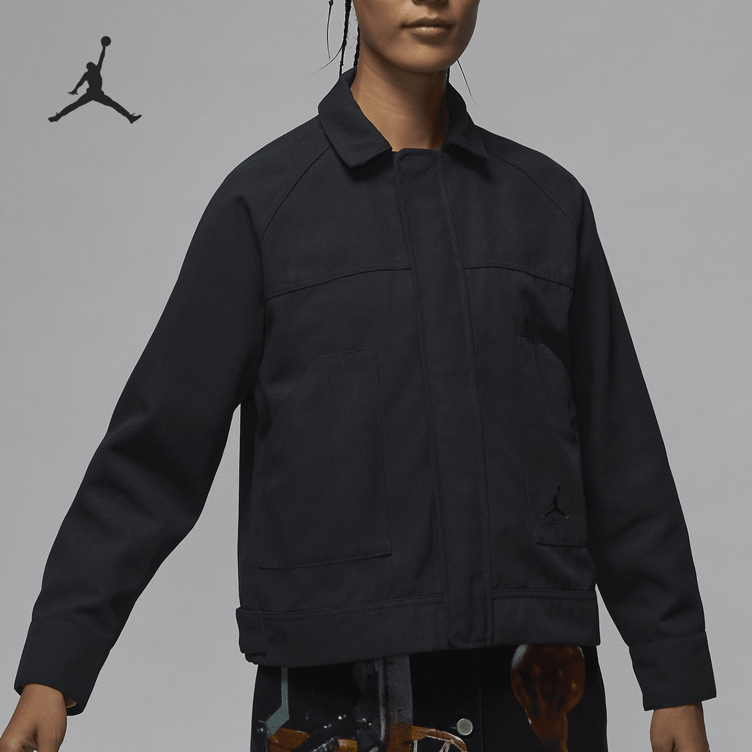 Nike/耐克正品JORDAN女士户外运动梭织工装外套FN5351-010