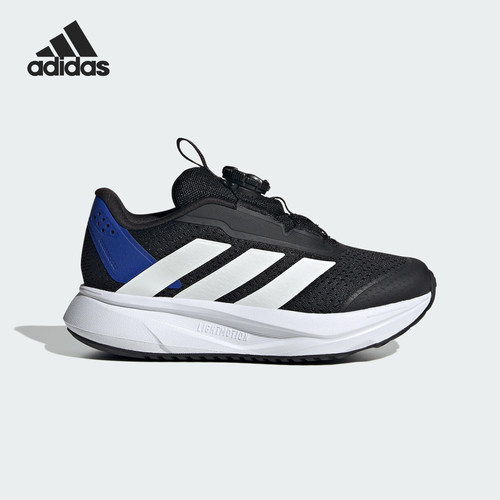 Adidas/阿迪达斯正品2025夏季儿童耐磨网眼布运动跑步鞋HP3596