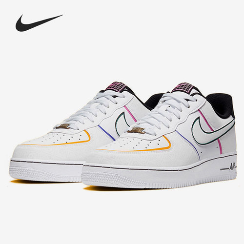 Nike/耐克正品 Force 1 Low AF1男子反光低帮板鞋CT1138-100