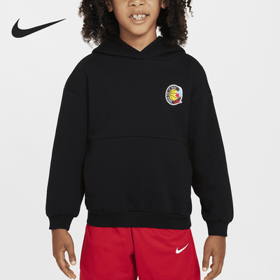 Nike/耐克正品Icon小童针织户外套头印花连帽卫衣IB5827-010
