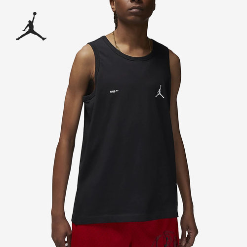 Nike/耐克正品JORDAN新款男子运动休闲无袖背心DX9606-010