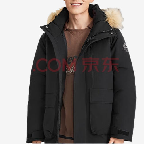 Skechers斯凯奇正品男女防风防水防油渍羽绒服L424U152-0018