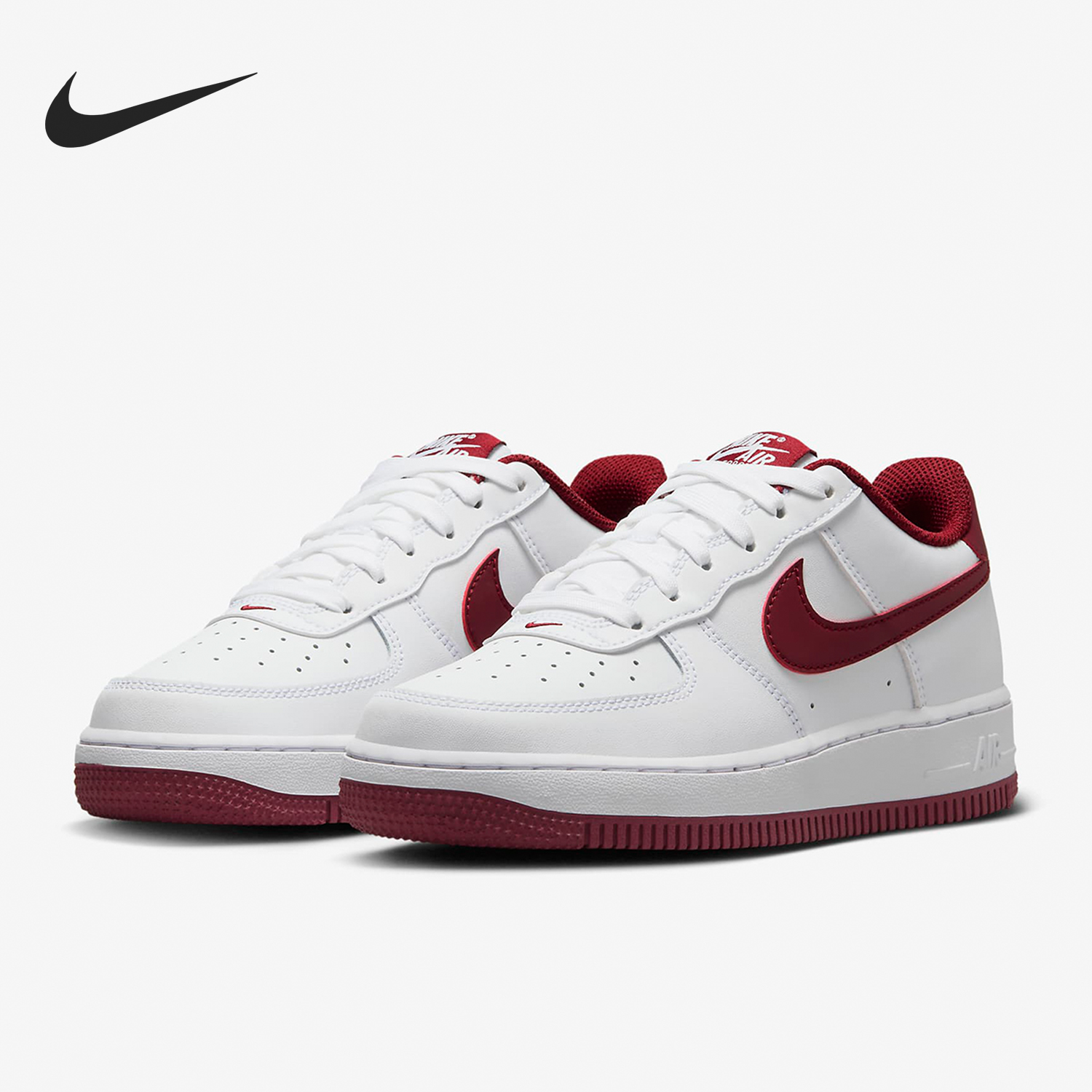 Nike/耐克正品Air Force 1GS女子大童空一号板鞋FV5948-105