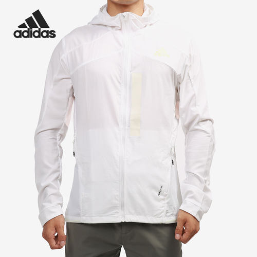 Adidas/阿迪达斯正品当季新款男子防风连帽运动茄克外套 HA0251