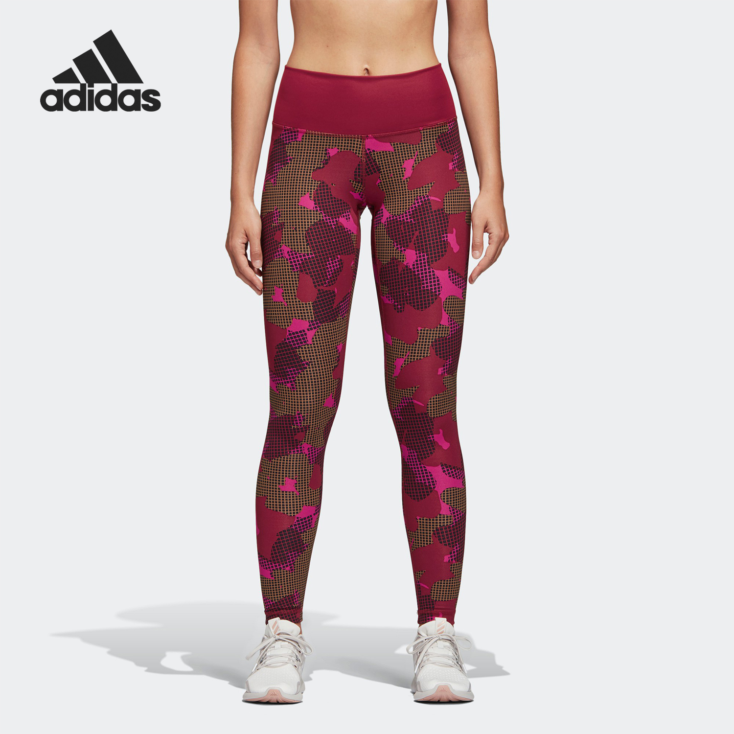 Adidas/阿迪达斯正品夏季女士时尚训练运动针织紧身裤CX0010