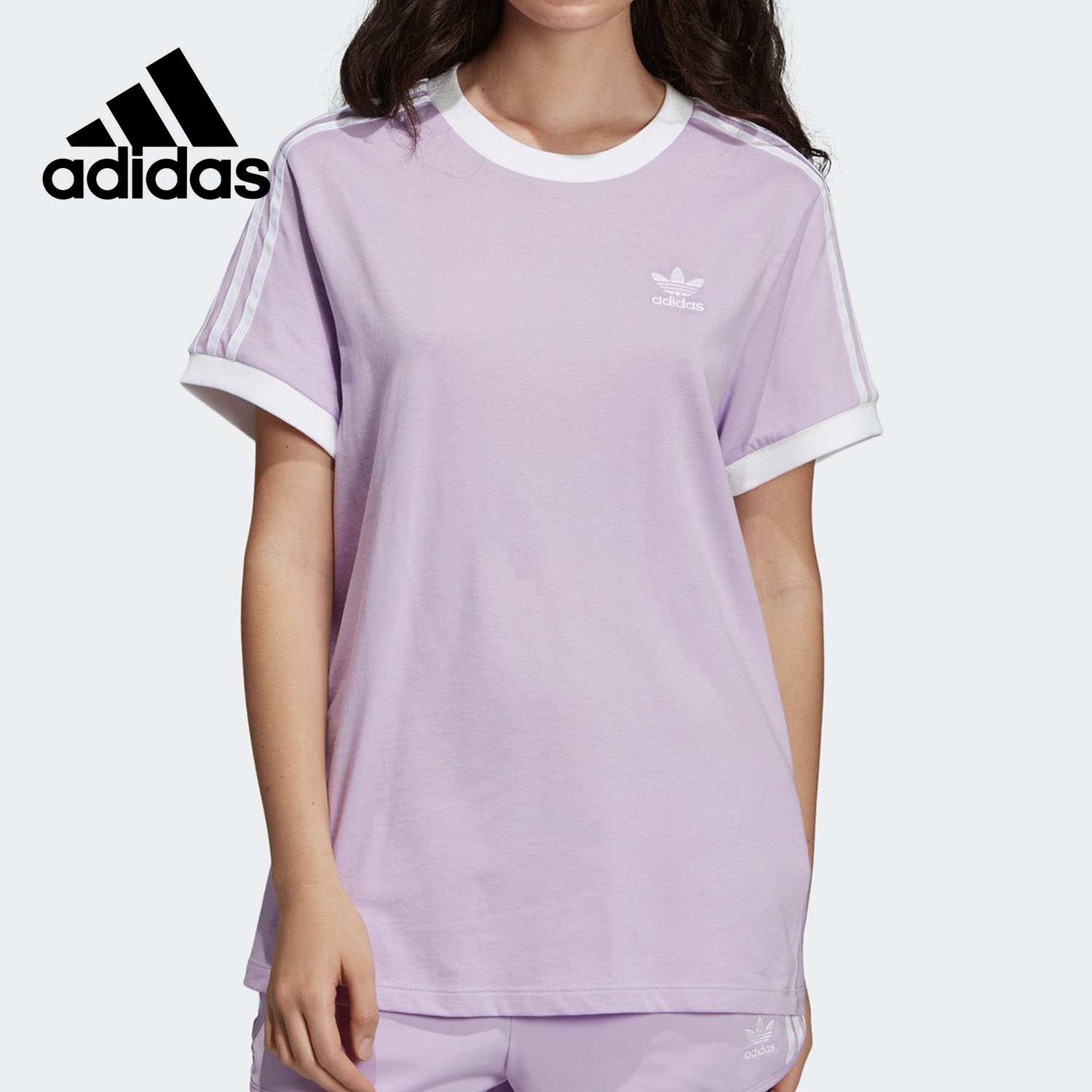 Adidas/阿迪达斯正品 Originals三叶草 女子 TEE短袖T恤 DV2589