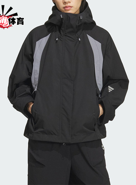 Adidas/阿迪达斯正品FUTURE STYLE女士连帽保暖梭织外套KS0065