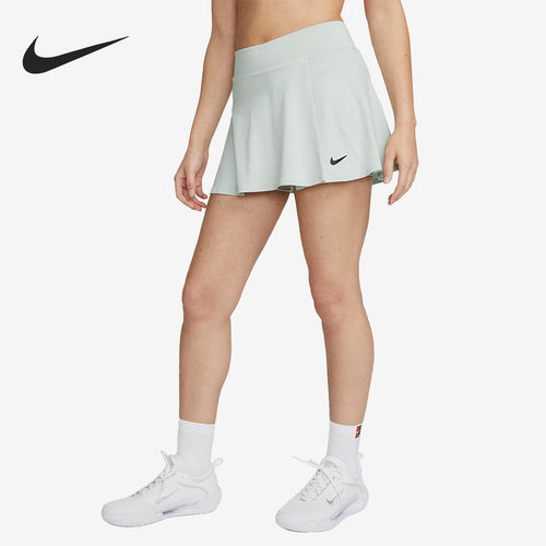 Nike/耐克正品DRI-FIT女子网球针织休闲拼接短裙DH9553-034