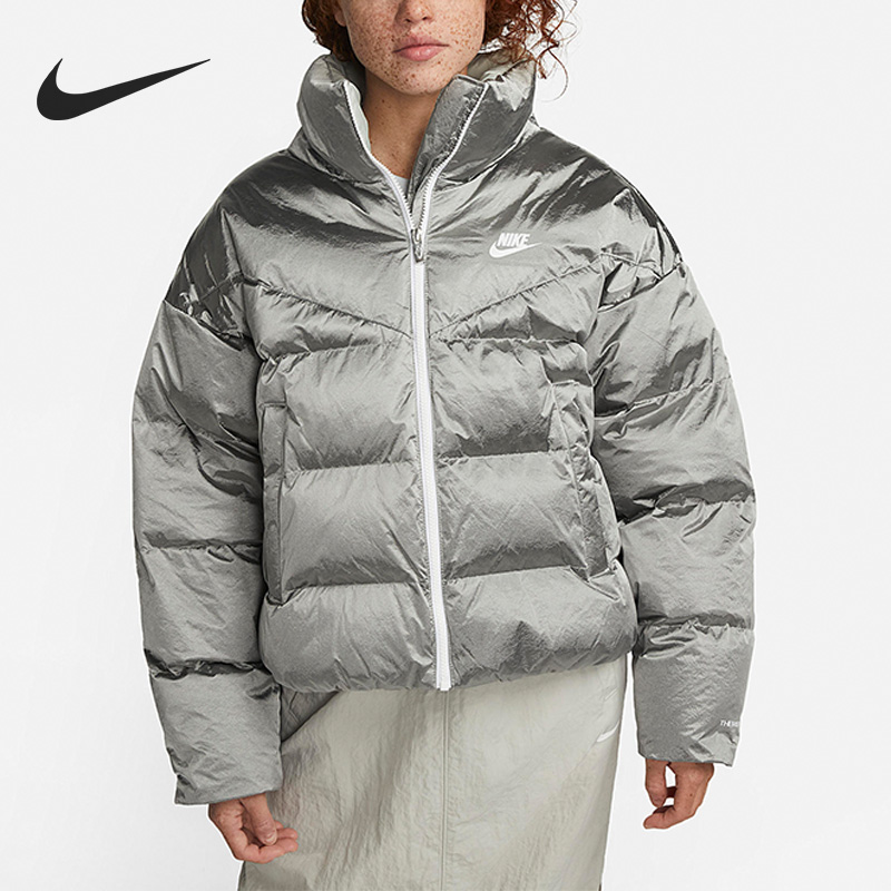 Nike/耐克 正品当季新款女子保暖休闲立领棉服DQ6889-014