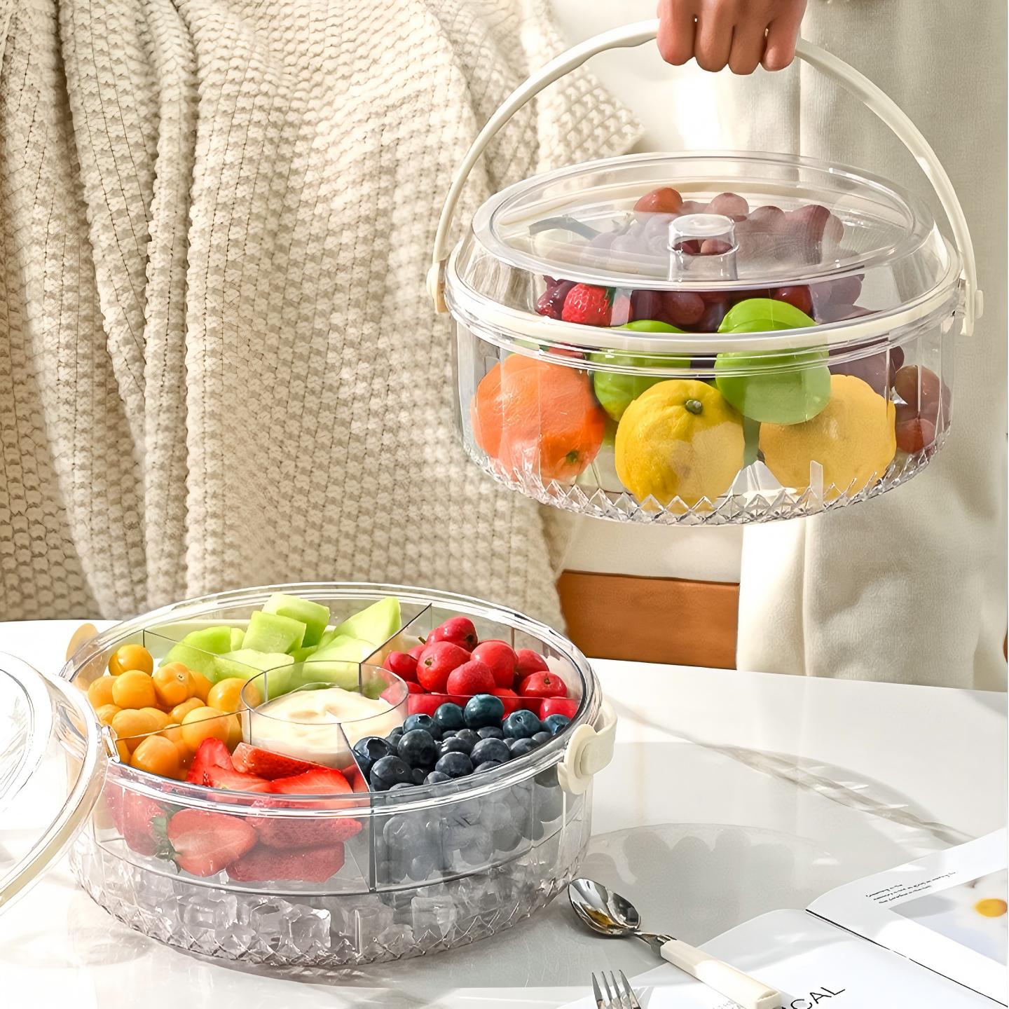 分格露营春游户外便携手提大容量