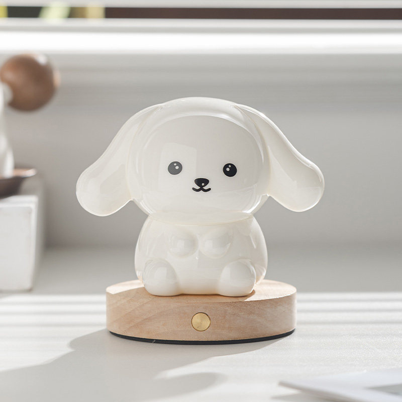 陶瓷小夜灯卧室睡眠灯婴儿喂奶护眼氛围床头吉祥物台灯送女生礼物,家居饰品,桌面摆件,淘宝优惠券,粉丝福利购,淘宝优惠卷