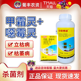 中保秀苗甲霜灵恶噁霉灵水稻立枯病黄瓜枯萎病土壤消毒杀菌剂农药
