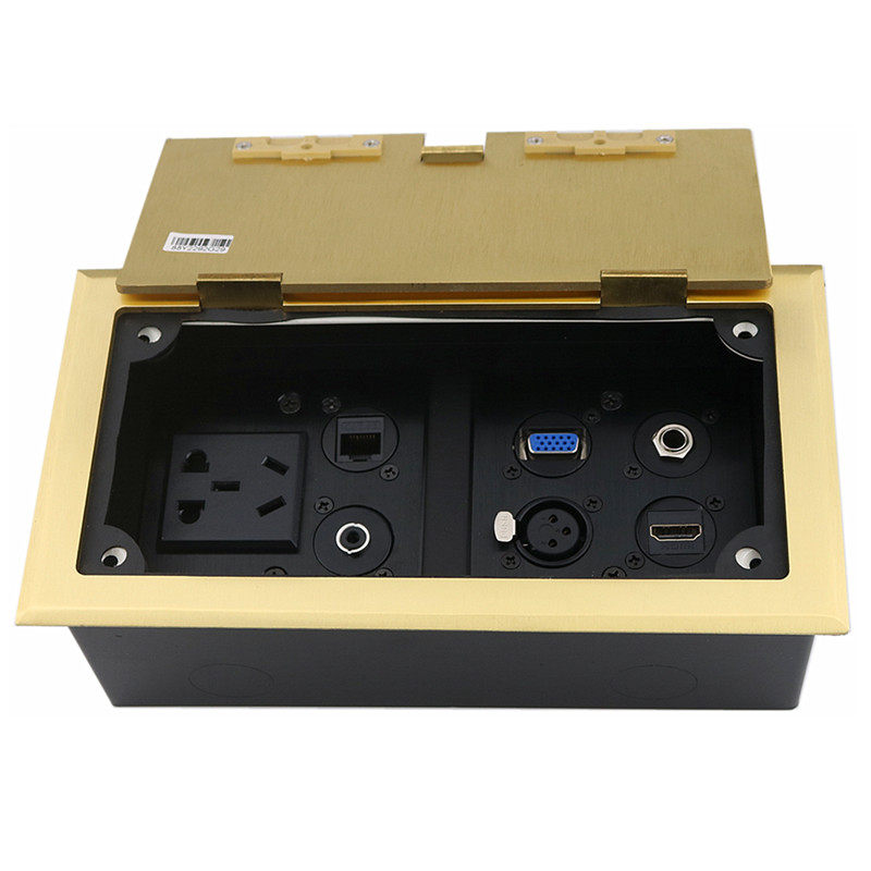 舞台专用地c插话筒网络音频多媒体舞台接线盒铜地插座开启式地面,电子/电工,地插,淘宝优惠券,粉丝福利购,淘宝优惠卷