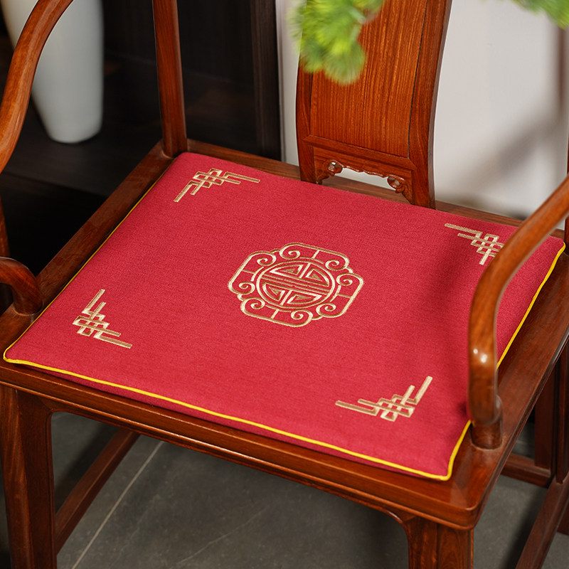 中式红木沙发坐垫实木椅垫茶椅垫坐垫防滑家用太师V椅餐椅垫圈椅,居家布艺,椅垫,淘宝优惠券,粉丝福利购,淘宝优惠卷