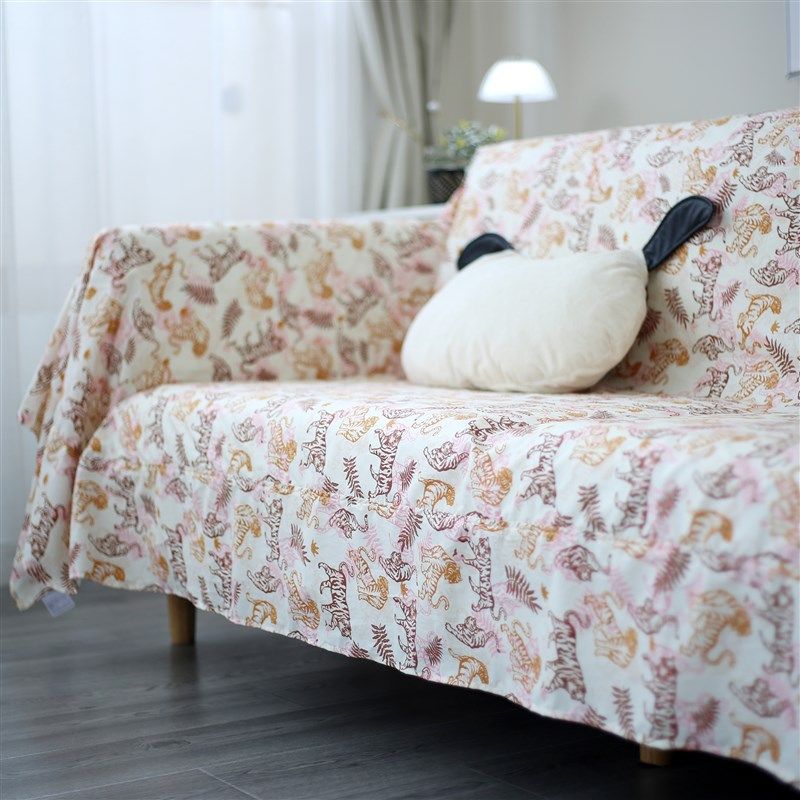 夏季凉感全棉沙发巾轻奢感v全盖夏天款沙发盖布防滑沙发套罩座垫,居家布艺,沙发套,淘宝优惠券,粉丝福利购,淘宝优惠卷