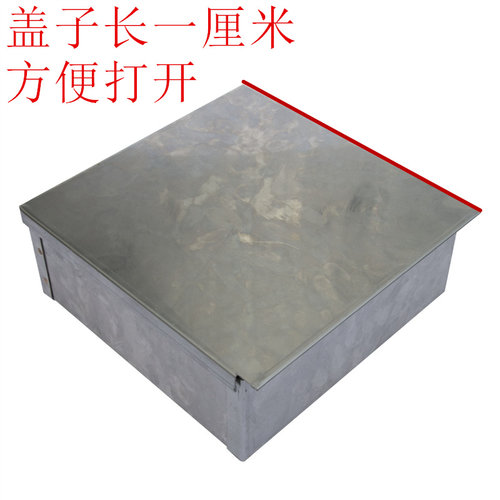 不锈钢圆格加厚大号调料盒4格6味8味盒带盖留V样盒方盒调料罐
